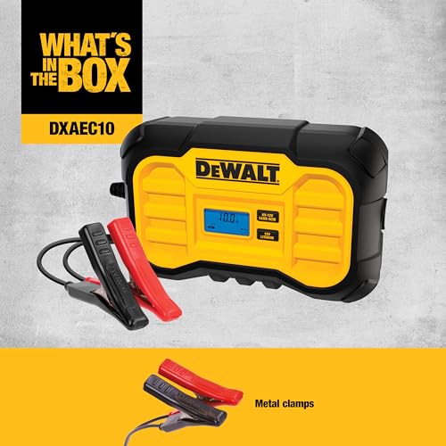 DEWALT شاحن بطارية ديوليت DXAEC10 الاحترافي 10 أمبير، حافظ بطارية، شاحن بطارية ببطء - Image 3