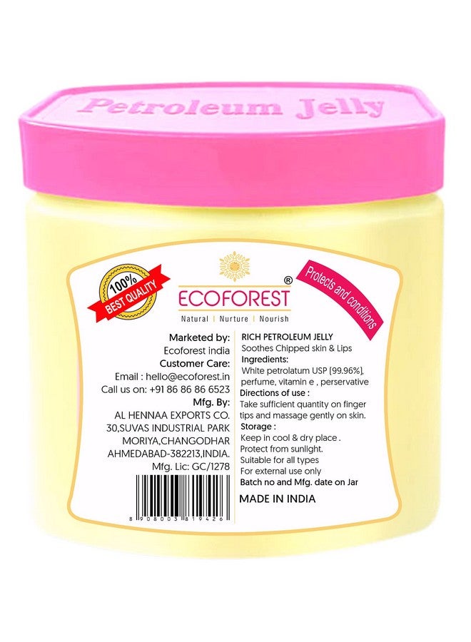 ECOFOREST 100% Pure Petroleum Jelly Baby (Enriched With Vitamin E)Extra Moisturzing For Soft Smooth Skin100 G/125 Ml - Image 2