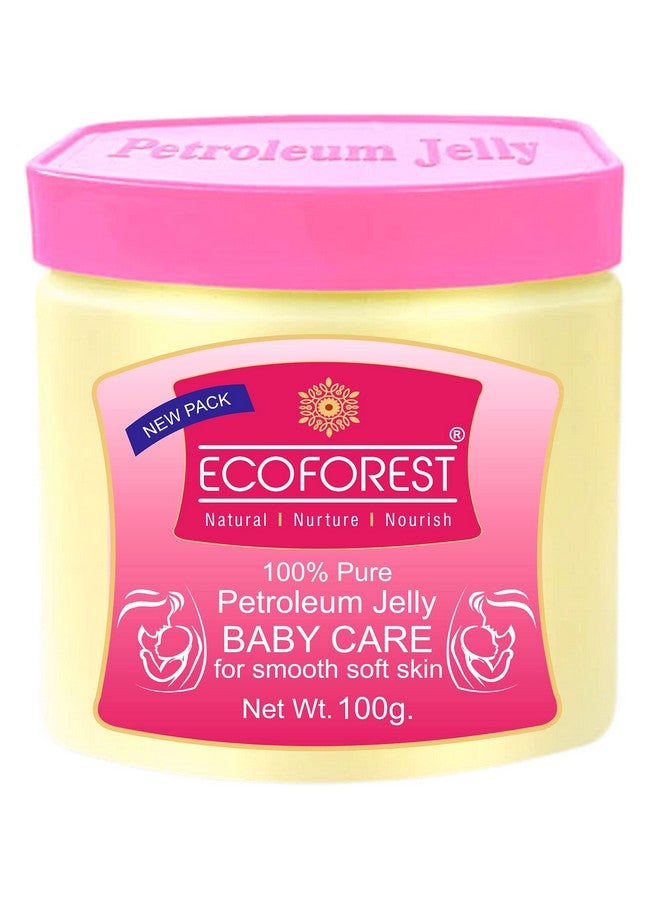 ECOFOREST 100% Pure Petroleum Jelly Baby (Enriched With Vitamin E)Extra Moisturzing For Soft Smooth Skin100 G/125 Ml - Image 1