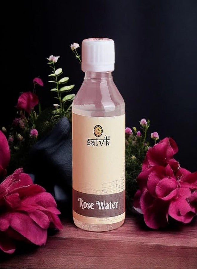 SATVIK STORE ماء ورد ساتفيك - ١٠٠ مل | ماء ورد نقي وطبيعي ١٠٠٪ للطقوس الدينية والاحتفالات الروحية | ماء ورد متعدد الاستخدامات للوجه والبشرة والشعر، ومنظف ومزيل للمكياج | مرطب ومنعش - Image 4