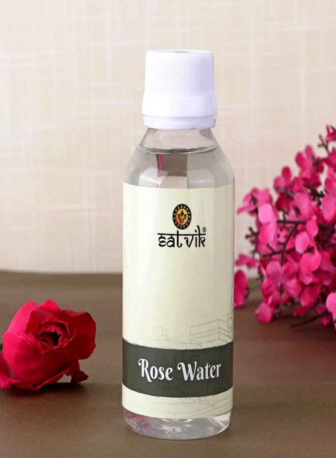 SATVIK STORE ماء ورد ساتفيك - ١٠٠ مل | ماء ورد نقي وطبيعي ١٠٠٪ للطقوس الدينية والاحتفالات الروحية | ماء ورد متعدد الاستخدامات للوجه والبشرة والشعر، ومنظف ومزيل للمكياج | مرطب ومنعش - Image 5