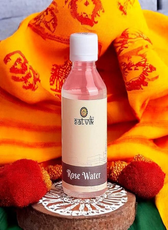 SATVIK STORE ماء ورد ساتفيك - ١٠٠ مل | ماء ورد نقي وطبيعي ١٠٠٪ للطقوس الدينية والاحتفالات الروحية | ماء ورد متعدد الاستخدامات للوجه والبشرة والشعر، ومنظف ومزيل للمكياج | مرطب ومنعش - Image 2