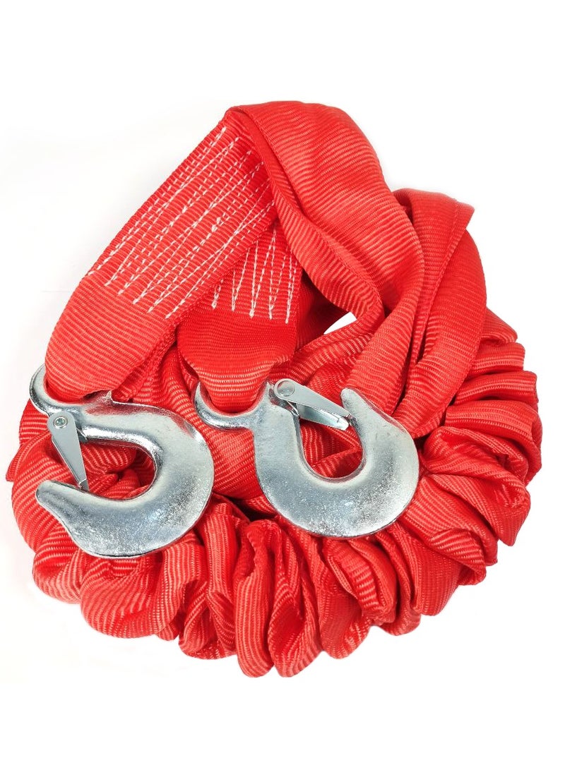 3XR 4 Meter 4 Ton Heavy Duty Tow Rope With Two Hooks Car Breakdown Towing Rope  Premium Nylon Rope 6975 - Image 2