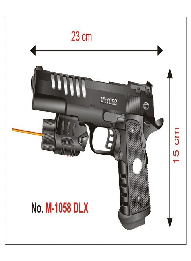 ASBK Plastic Weapon Toy Collection School Play Drama or Party Dress up Kids Toy Weapon Collection for Boys and Girls Age 8+ (Pistal 1058) - Image 2