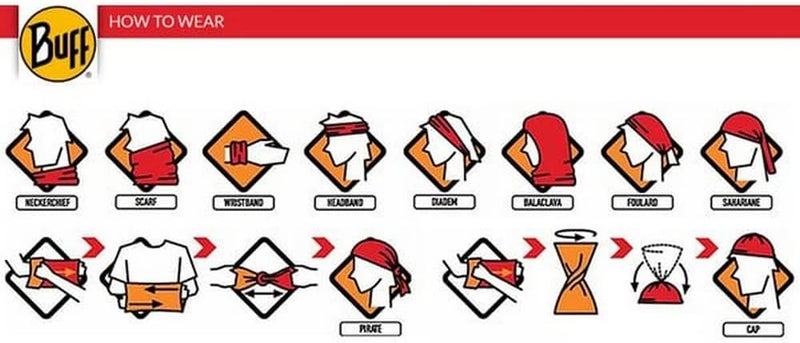 BUFF Tubular Multifunctional Headwear - British Flag Design - Image 2