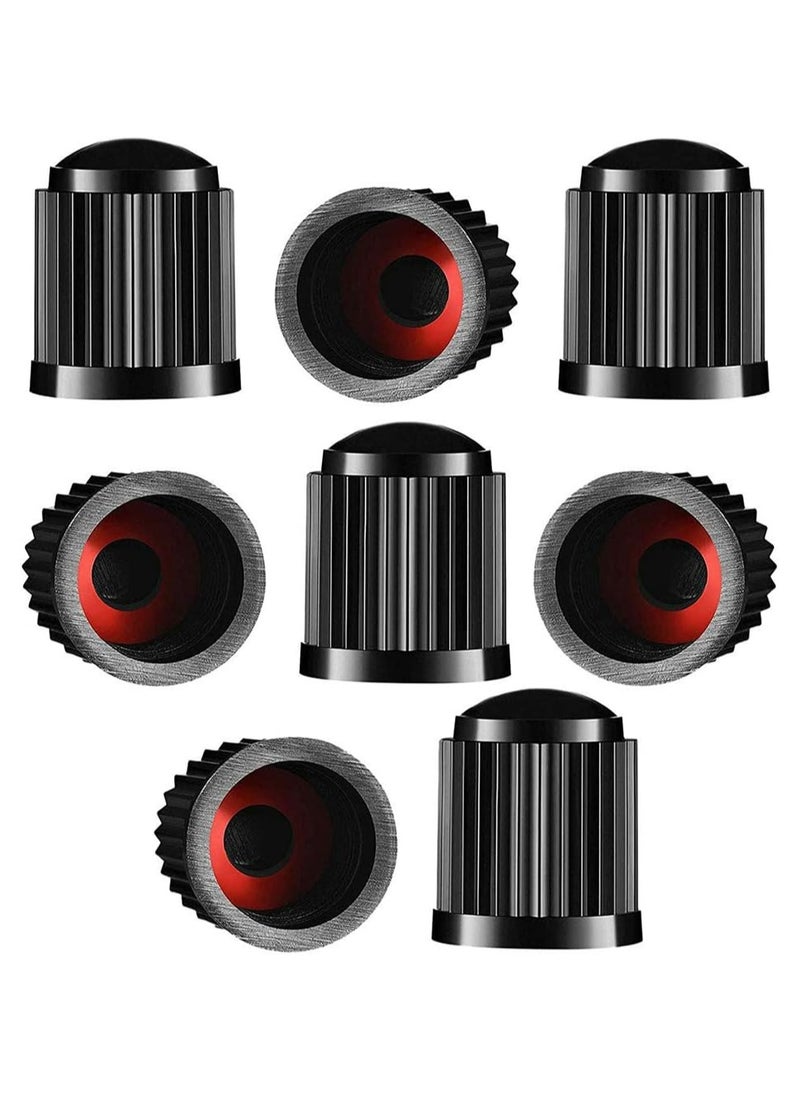 Oasisgalore 8PCS Universal Size Tire Valve Stem Caps Air Caps Covers for Bicycle, Motorbike, Cars, SUVs and Trucks  - Image 1