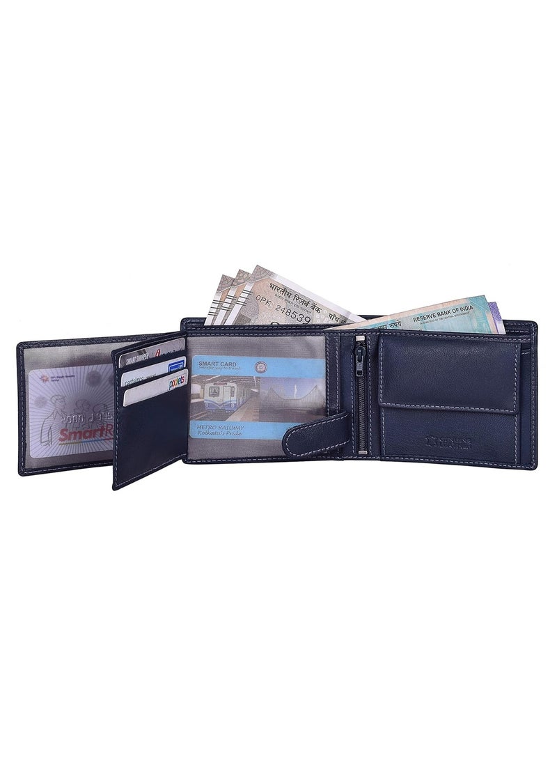 URBANFOREST URBAN FOREST Dakota Blueberry Leather Wallet for Men - Image 4
