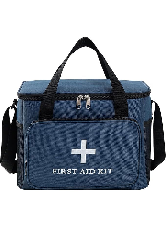 14L Large First Aid Kit Bag, XXL Empty Medical Organizer, Waterproof Travel Case with Shoulder Strap, Ideal for Home, School, Camping, and Outdoor Emergencies - Image 1
