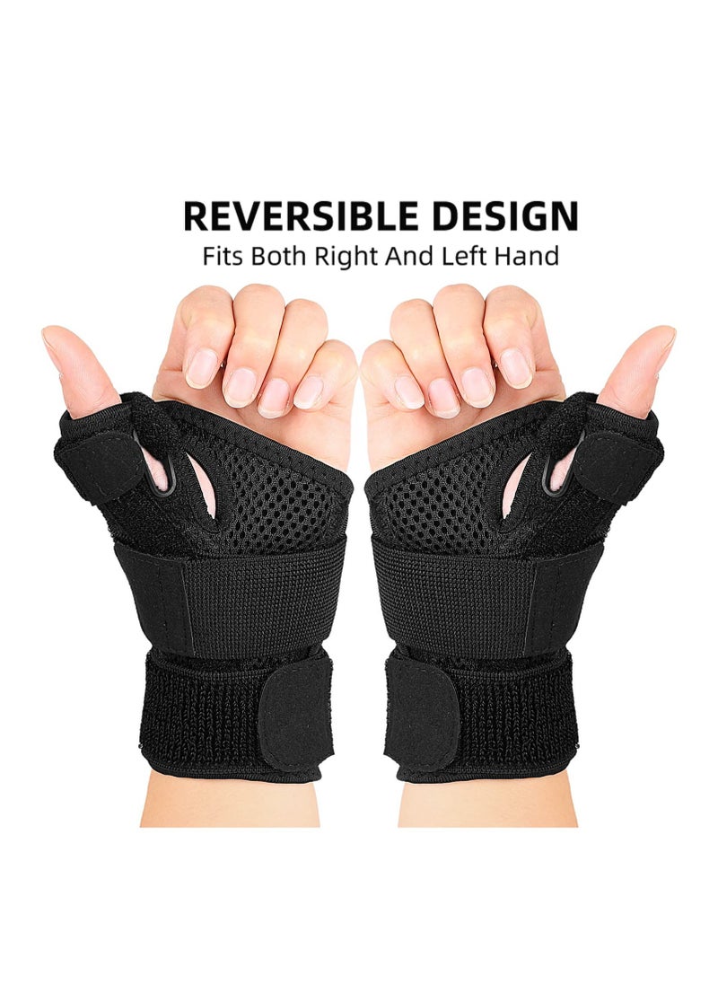 Hihonor Thumb Splint with Wrist Support Brace-Thumb Brace for Carpal Tunnel or Tendonitis Pain Relief,Wrist Brace Fits Both Left and Right Hands  - Image 4