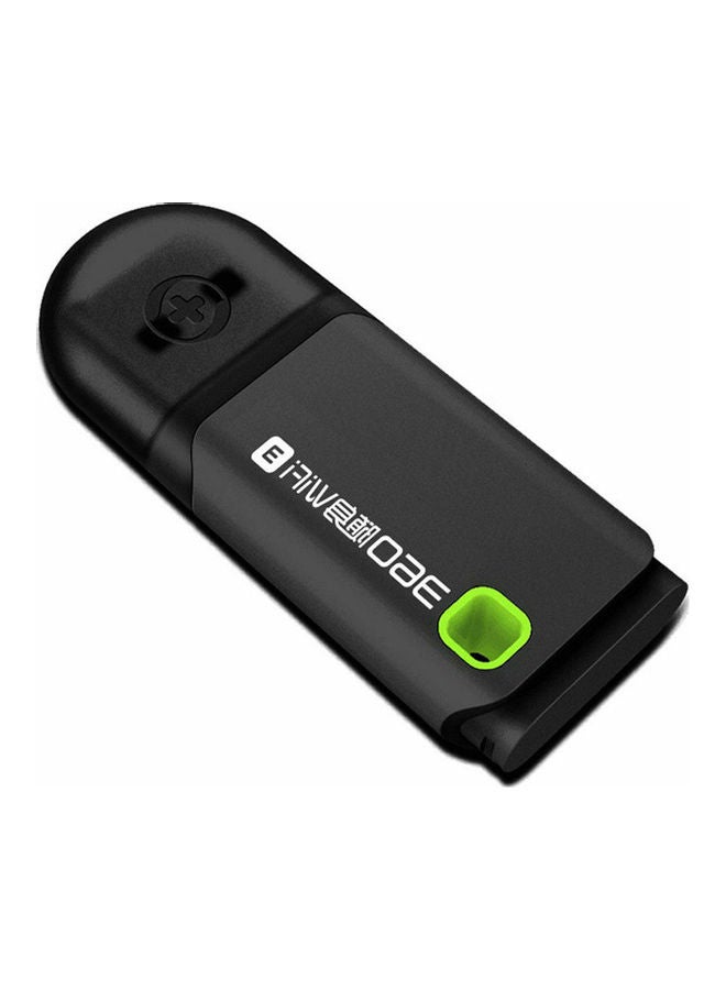 NIBEMINENT Portable Mini USB WIFI Adapter Black - Image 4