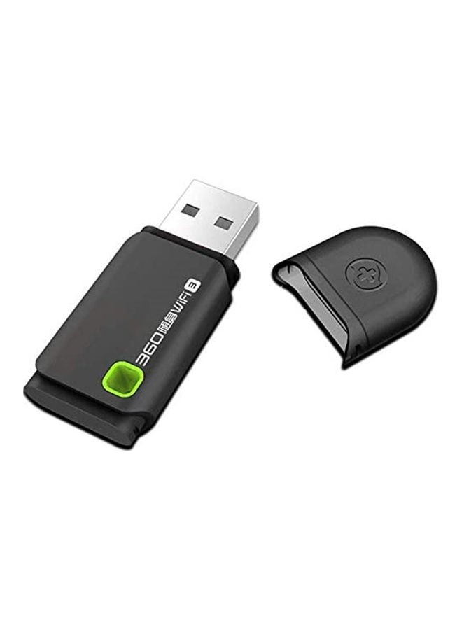 NIBEMINENT Portable Mini USB WIFI Adapter Black - Image 3