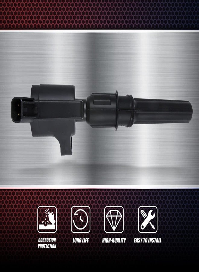RANSOTO Ignition Coil Pack DG508 & Iridium Spark Plug SP479 Compatible with Ford Expedition F150 F250 F350 Explorer Excursion E150 E250 E350 Crown Victoria Mustang Lincoln 4.6L 5.4L (Set of 8) - Image 3