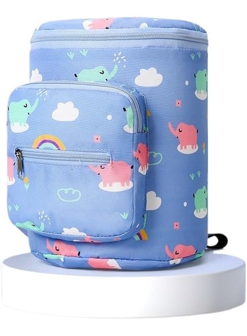 Huitich Large Capacity Baby Stroller Bag – blue - Image 1