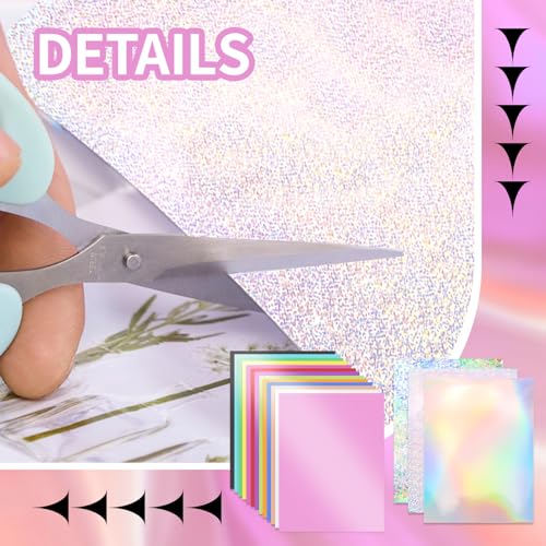 Nitelemn 30 Pack Metallic Cardstock Paper Sheets, 6" x 8" Color Foil Mirror Shimmering Paper 250gsm/92lb For Arts and Crafts, Decorative, Weddings & Birthdays Invitations, Scrapbook Supplies (Metallic) - Image 5