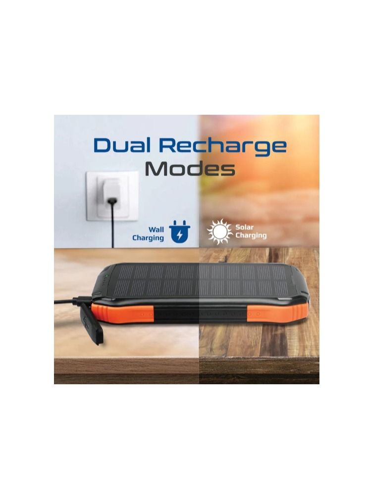 Raxoom 10000mAh Solar Power Bank - Image 5