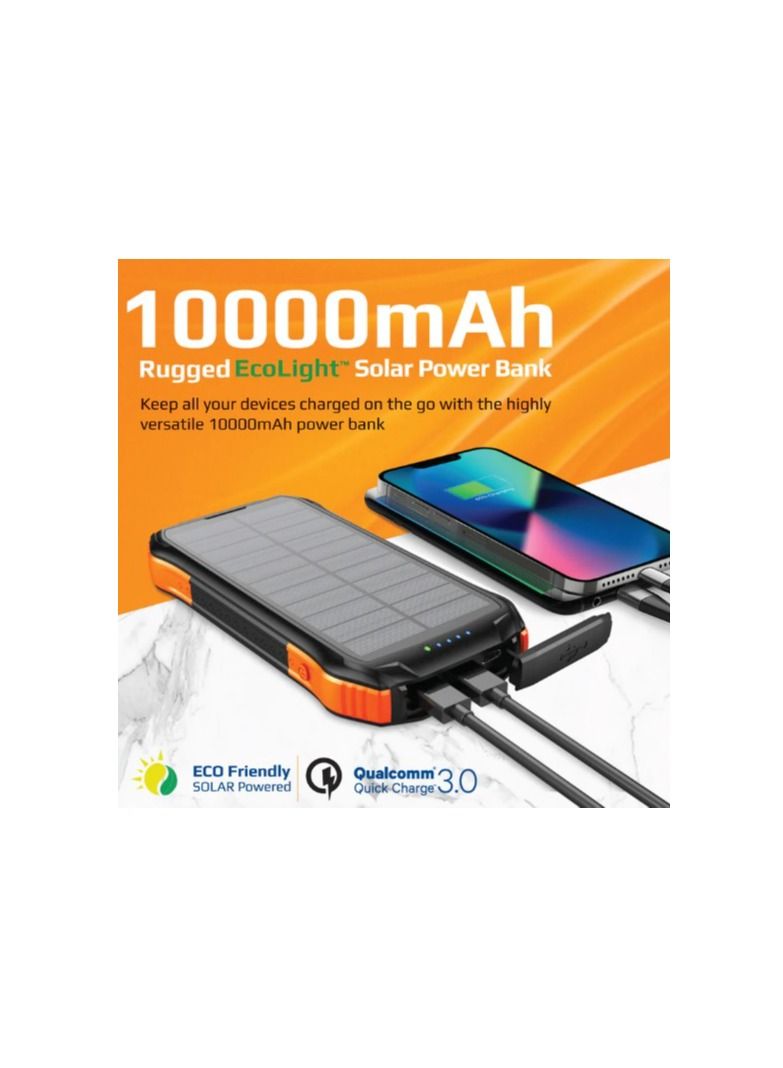 Raxoom 10000mAh Solar Power Bank - Image 2