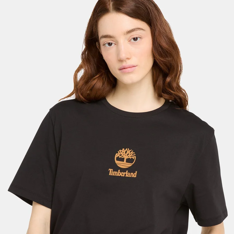 Timberland Black Men's Small Logo T-Shirt for Men | Best Price UAE
