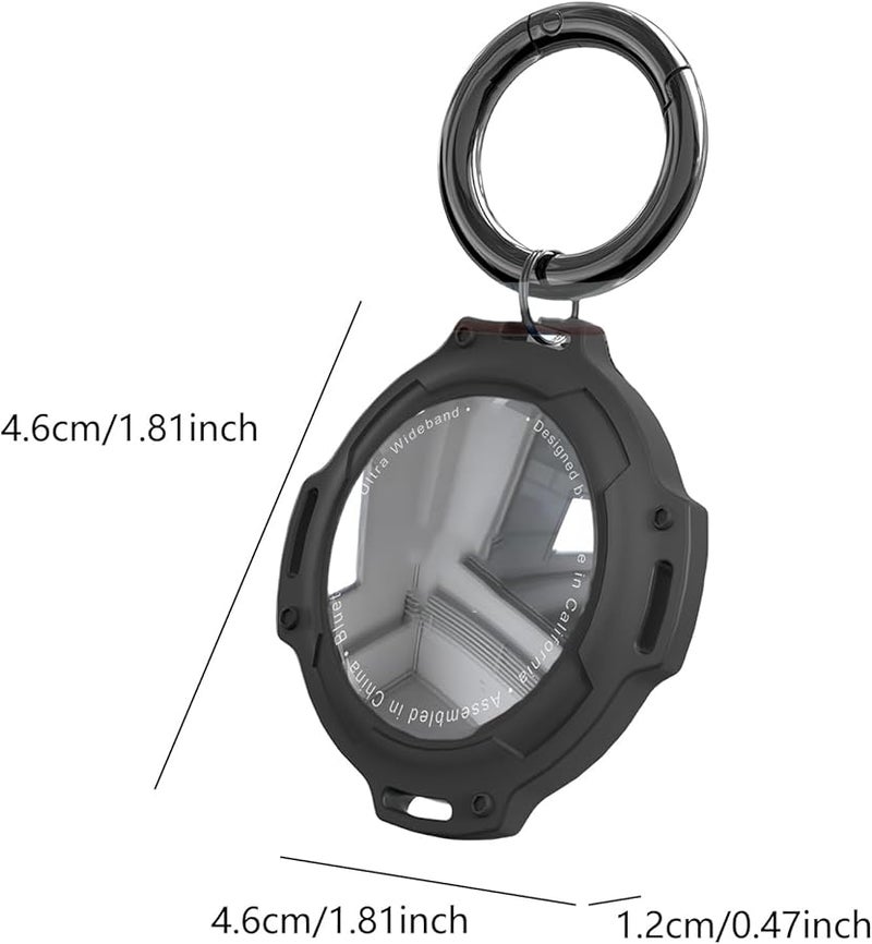 Black Full Coverage Protective Case for Tracker Holder Scratch Proof Keychain - Image 5