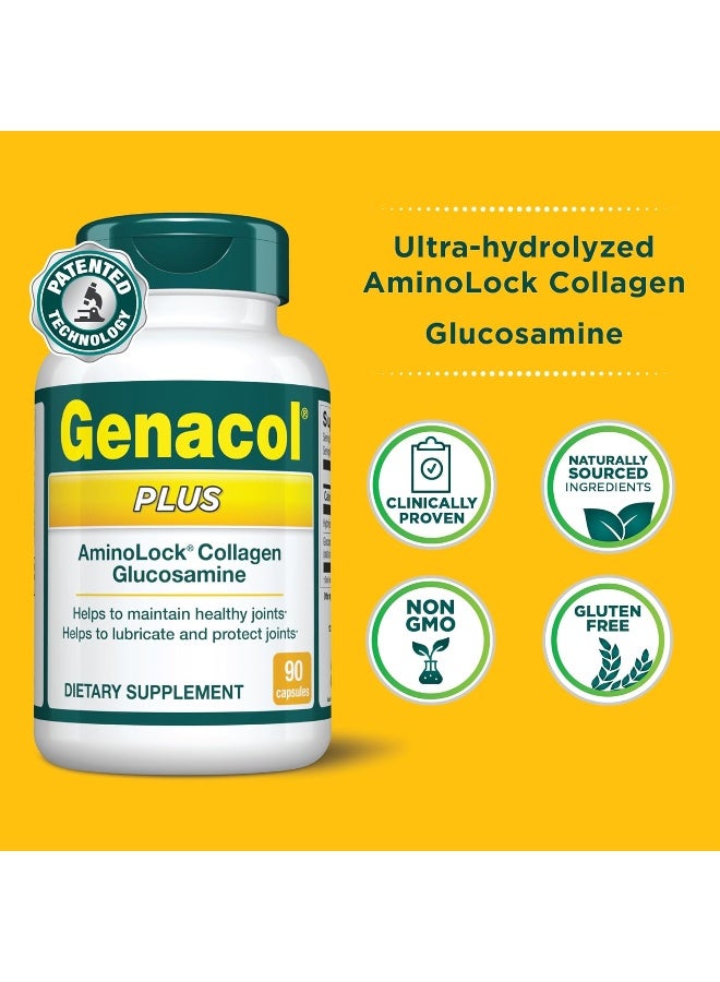 Genacol Glucosamine & Collagen Joint Supplement by GENACOL Plus | Glucosamina Colageno Hidrolizado Capsules | Lubricate Joints, Relieve Joint Discomfort, Maintain Optimum Joint Health & Flex (90 Capsules) - Image 2