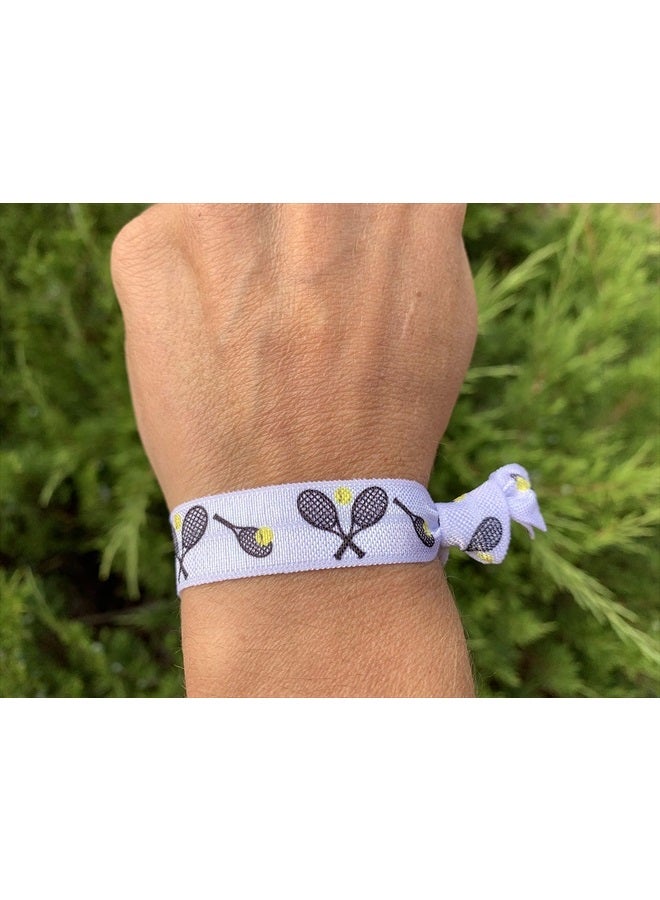 Infinity Collection Tennis Hair Hair Ties, Tennis Hair Accessories, No Crease Tennis Hair Elastics Set, for Girl Tennis Players - Image 2