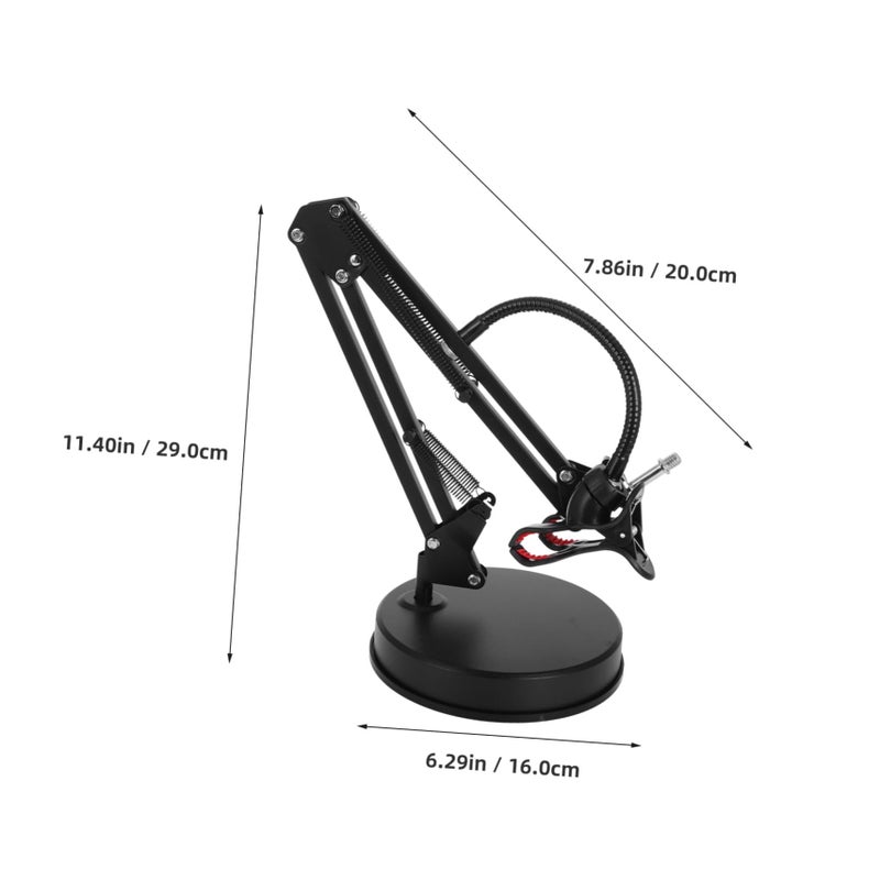Adjustable Desktop Microphone Stand Portable Mic Holder For Streaming Recording Easy Installation - Image 3