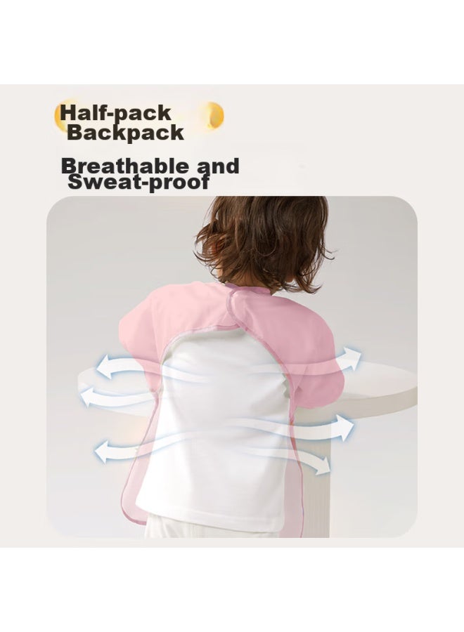 Lovebox Aibaoshi Children's Coverall, Autumn And Winter Long-sleeve Style, Baby Eating Bib, Kids' Waterproof Reverse Wear Clothing, Cute Car Design G036 - Image 4