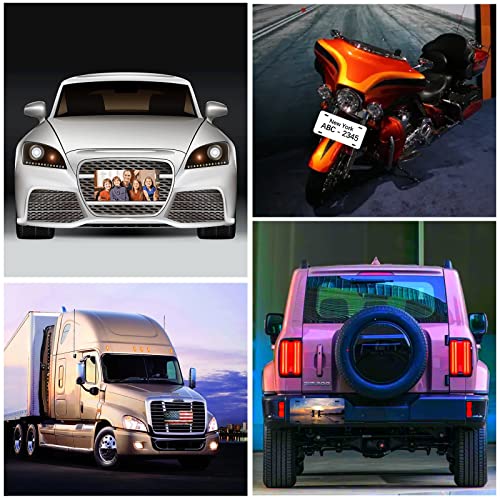 ORJ 10 Pack Sublimation License Plate Blanks 6"X12" x 0.65mm,White Metal Aluminum Automotive Front License Plate Tag - Image 4