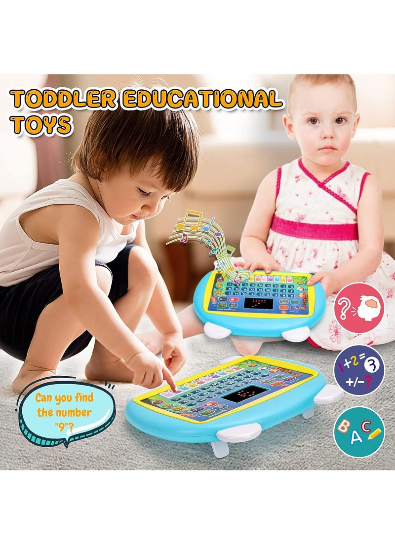 Kids Laptop Computer Toy, Kids Learning Computer English Learner Study Laptop for Early Educational, Fun Learning Machine, Learn Letter, Words, Games, Mathematics, Music, Logic, Memory Tool (Blue) - Image 5