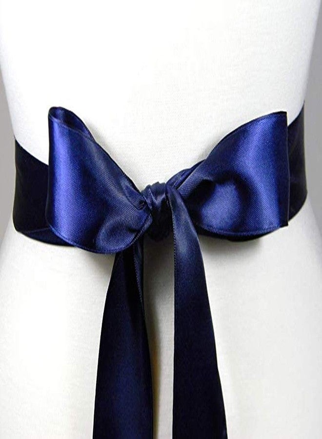 YAMA Navy Blue Double Face Satin Ribbon 7/8" 25 Yards Dark Blue Ribbon for Gift Wrapping Crafts Wreaths Hair Wedding Bridal Flower Bouquets Arrangement - Image 4