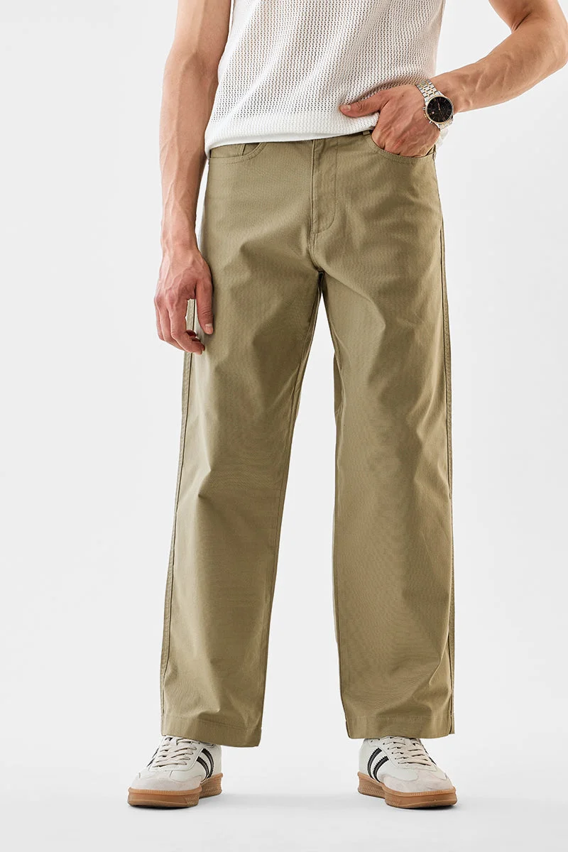 SNITCH Loose Fit Stretch Trousers