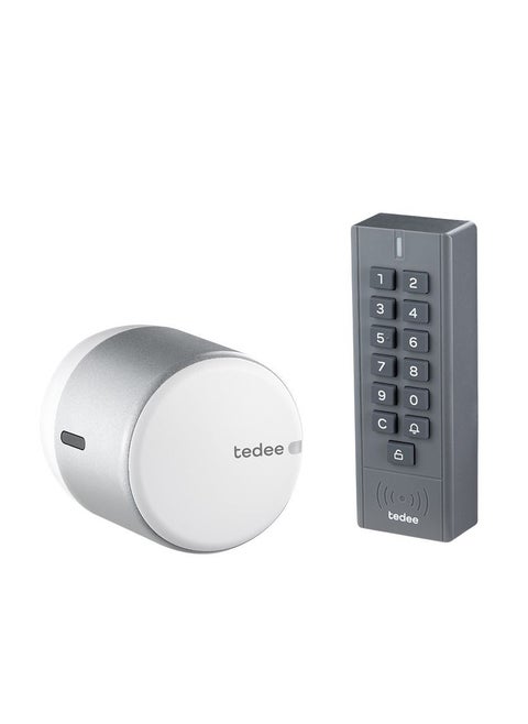 tedee GO (Silver/White) + Keypad