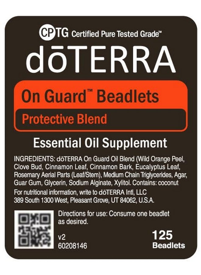 DoTerra On Guard Essential Oil Protective Blend Beadlets 125 Ct (2 Pack) - Image 4