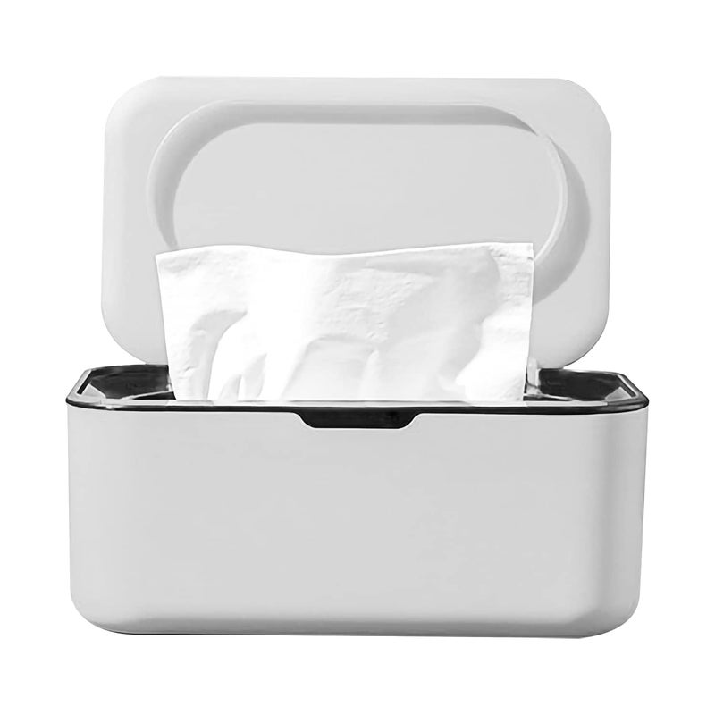 Mishrit Wet Wipe DispenserBaby Napkin Storage Box Holder Container DustProof Wet Tissue Box Wet Wipe Case Holder with Lid Keeps Wipes Fresh for Home Office - Image 5