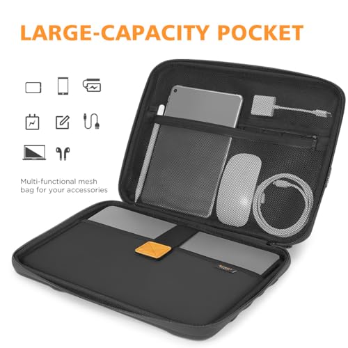 NIDOO 16 inch Laptop Sleeve Carrying Case Computer Bag for 16" MacBook Pro M4 M3/ Lenovo ThinkPad E16 Gen 2/ L16/ 16p / Legion 7i Gen 9/15" Dell Latitude 5540 HP Samsung Shockproof Hardshell Handle - Image 5