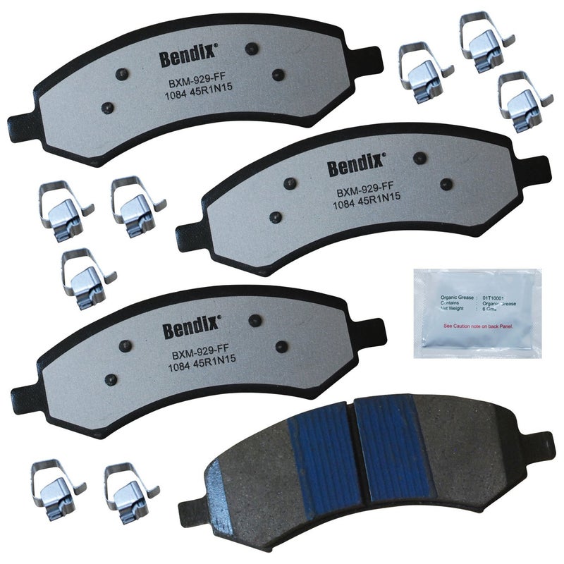 Bendix Fleet Metlok MKD1084FM Semi-Metallic Front Brake Pads for Select Models Chrysler Aspen, Dodge Dakota, Durango, Ram 1500, Mitsubishi Raider, 1500 Classic, Dakota - Image 5
