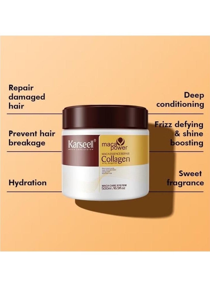 Karseell Karseell Collagen Hair Mask 500ml - Image 2
