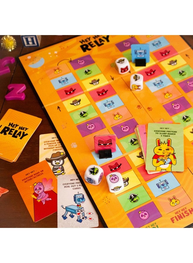 Ultra PRO - Hey Hey Relay, Exciting Fun Family Fast-Paced Relay Race Board Game, for Game Lovers - Image 5
