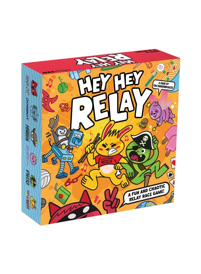 Ultra PRO - Hey Hey Relay, Exciting Fun Family Fast-Paced Relay Race Board Game, for Game Lovers - Image 1
