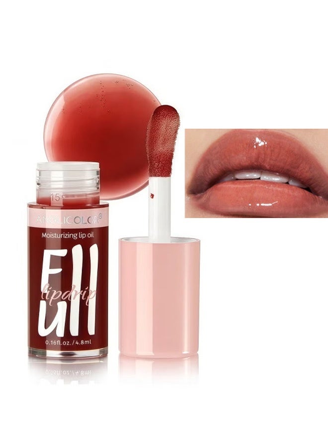 Anglicolor Women's Glossy Lip Gloss, Moisturizing and Hydrating Lipstick, Non-Greasy, Long-Lasting Makeup (#13 ARTEMIS) - Image 1