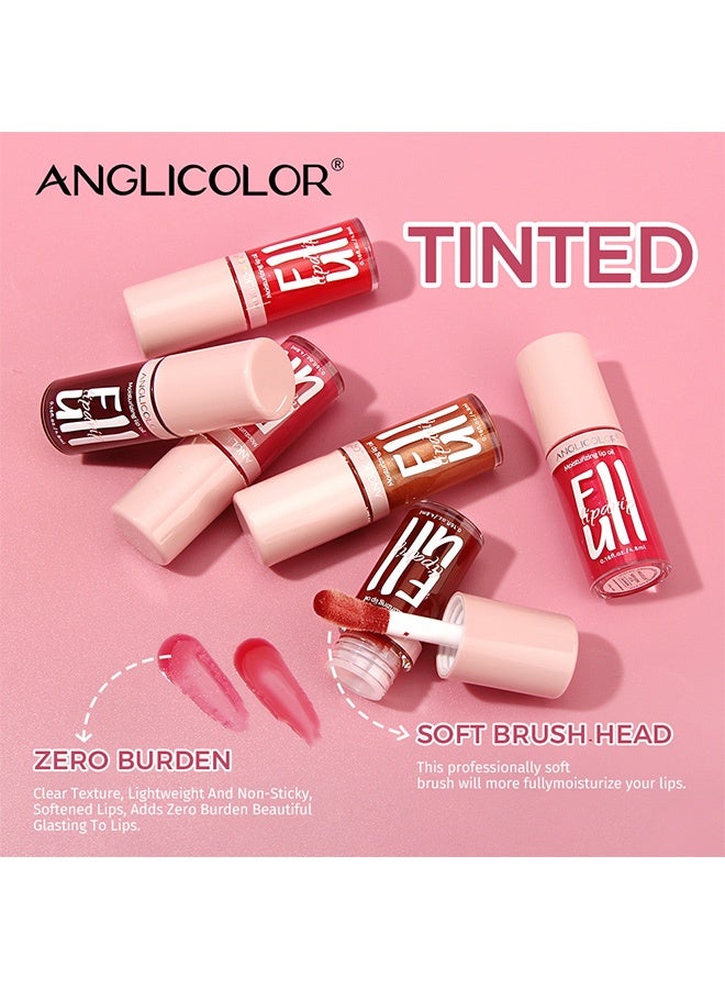 Anglicolor Women's Glossy Lip Gloss, Moisturizing and Hydrating Lipstick, Non-Greasy, Long-Lasting Makeup (#13 ARTEMIS) - Image 4