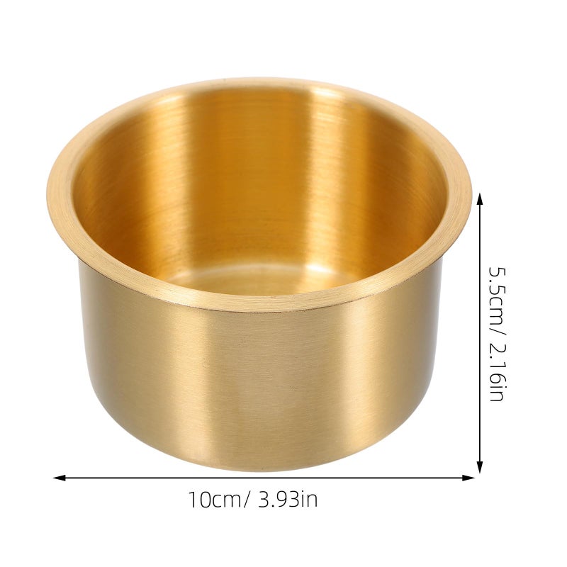 Multifunctional Drop In Copper Cup Holder for Car Boat Sofa RV Desktop 9x5 5cm Inner Diameter - Image 3