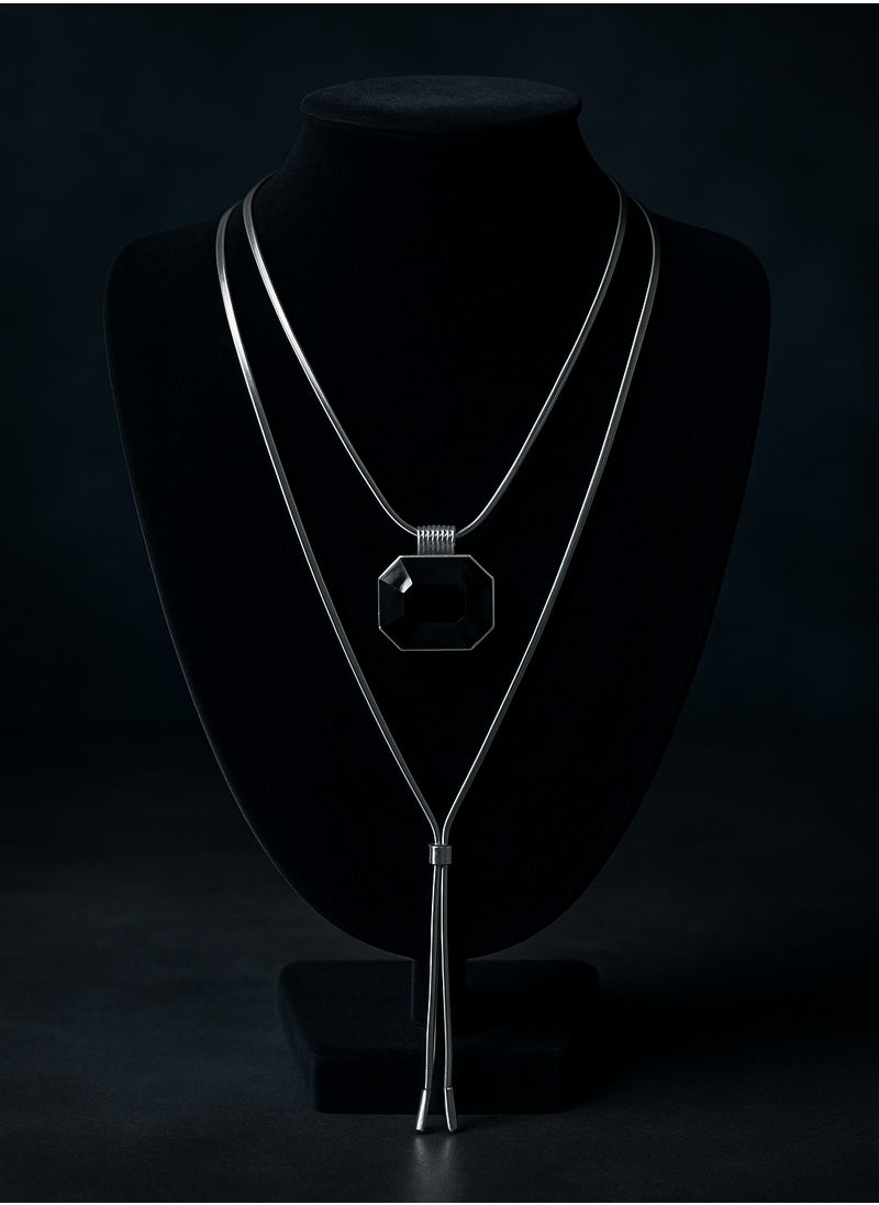FLUFFY Plated Fashion Necklace Set  - Image 1