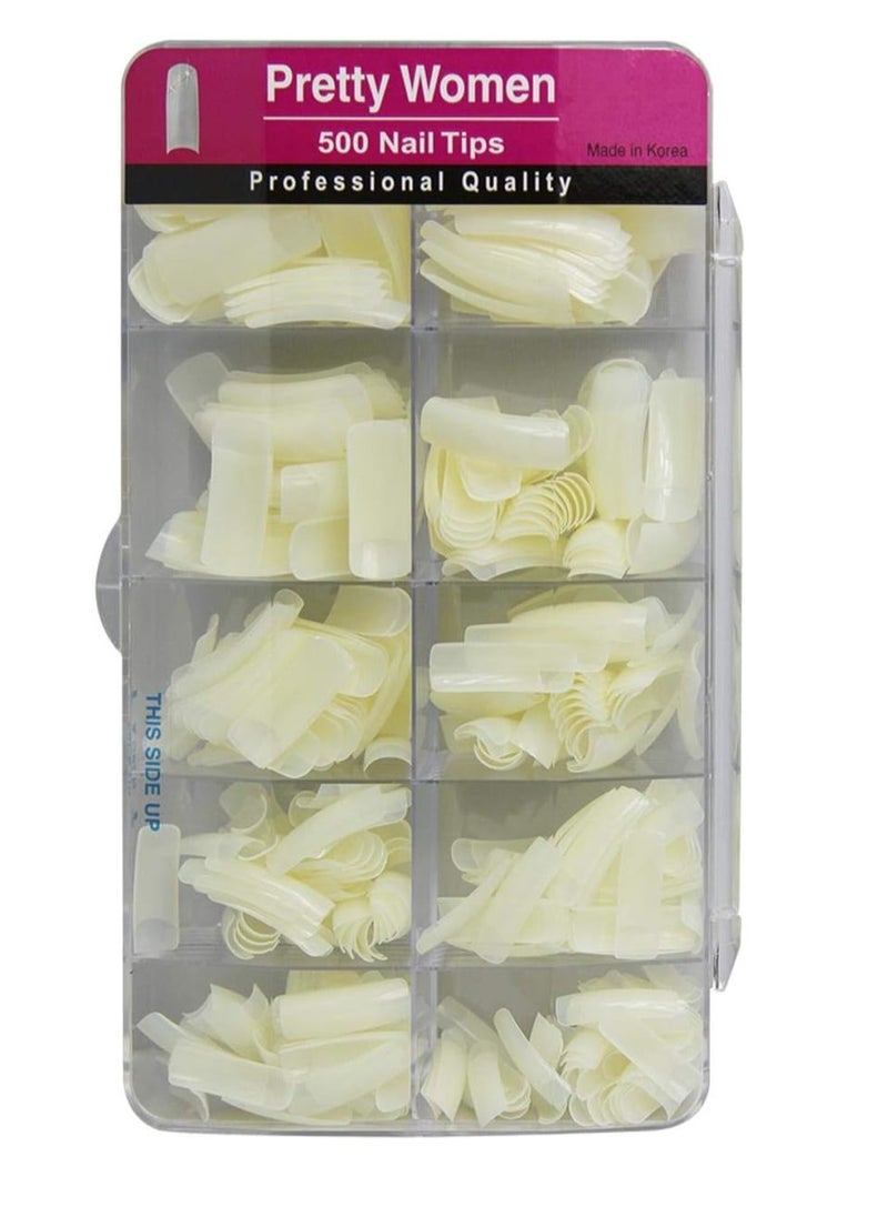 Pretty Woman Pretty Women P-500 Nail Tips TR-8 500pcs / pack  - Image 2