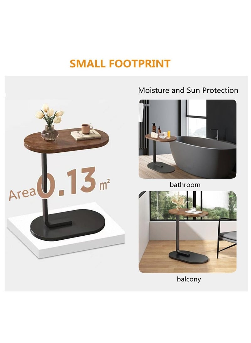 0TO1 TECH - Coffee Table, C Shaped Side Table, A Movable, Space-Saving Side Table Perfect for Sofas, Side Table Bedroom Great for Indoor & Outdoor - Image 1