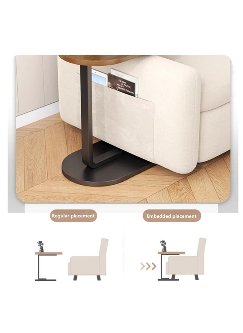 0TO1 TECH - Coffee Table, C Shaped Side Table, A Movable, Space-Saving Side Table Perfect for Sofas, Side Table Bedroom Great for Indoor & Outdoor - Image 1