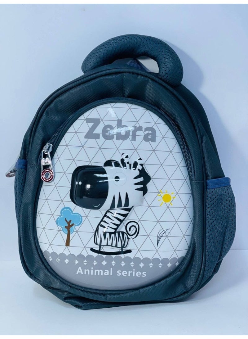 School bags, nursery bag with 3D embossed design, waterproof material, available in various shapes and colors, 2 zippers, bag size: 33 cm, size: 13 - Image 1