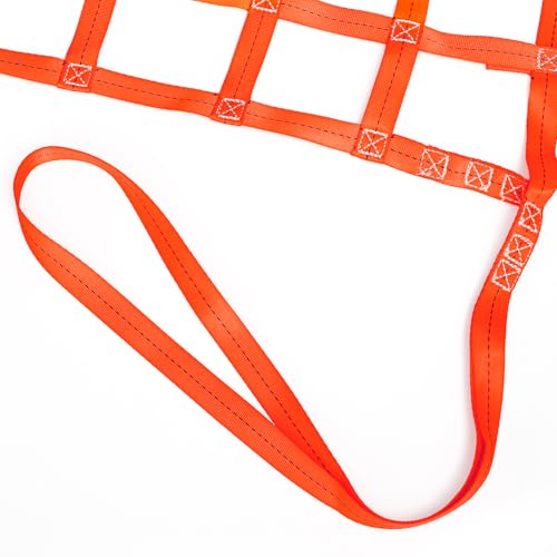 Bekith Safety Lifting Net Straps, 3.28'x3.28' Cargo Lifting Net, Flat Nylon Sling Hoisting Net for Construction Moving Hoisting Loading Unloading, 661lbs Load Capacity - Image 4