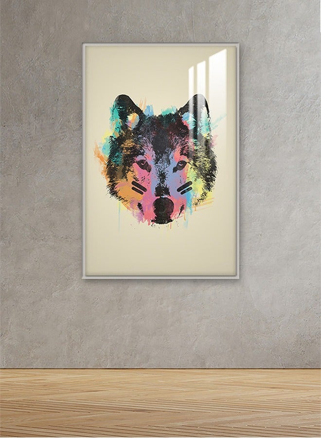 Marktna Decorative Wall Art Painting 120X80Cm With An Abstract Design Black Frame And A Transparent Acrylic Layer 0.5Kg - Image 1
