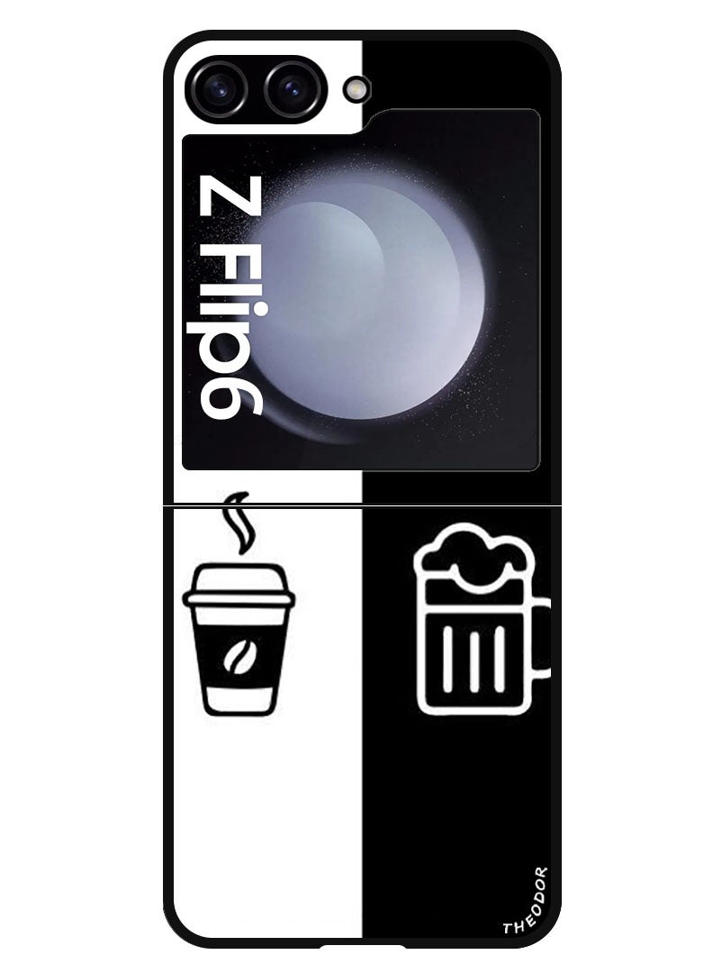 Theodor Protective Case Anti Scratch Shock Proof Bumper Cover For Samsung Galaxy Z Flip 6 AM - PM - Image 1