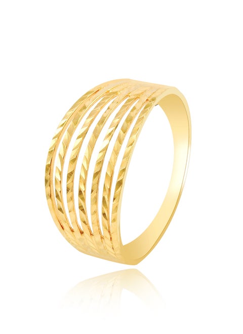 Radiant 18kt Gold Ring: A Stunning Fusion of Luxury and Sophistication